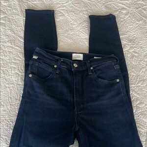 Citizens of Humanity Dark Wash Skinny Blue Jeans